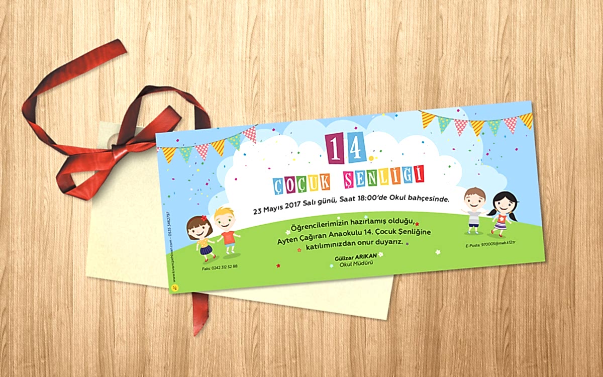 Ayten Çağıran Anaokulu Davetiyesi 249