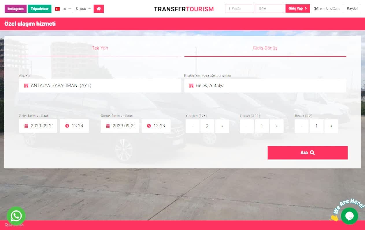 Transfer Tourism 235