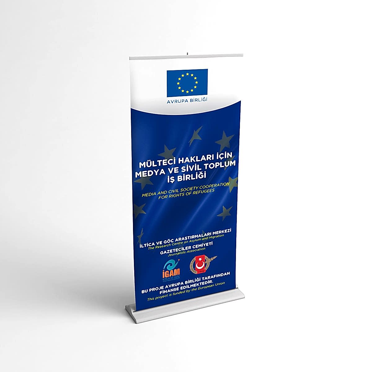 Mülteci Hakları için Medya ve Sivil Toplum İşbirliği Projesİ Roll-Up 251